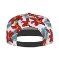 thumbnail image 3 of Uemuo Lilies Flowers Pattern Women's Baseball Cap,Straight Brim Hat,Golf Dad Hat,Travel Hat,Sun Protection Cap,Everyday Accessory, 3 of 9