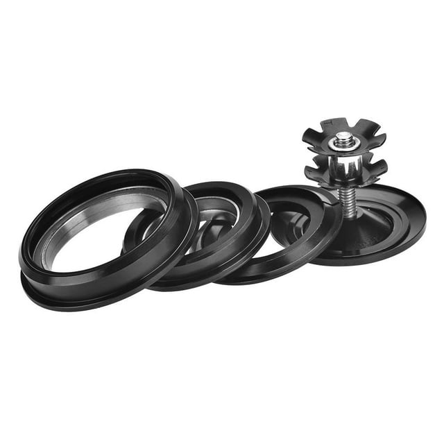 Qiilu Bearing Headset, Bike Part,Risk Durable Aluminum Alloy Bike Bicycle Head Tube Bearing Headset Replacement Parts
