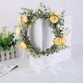 thumbnail image 2 of Vorkoi Camellia Flower Crown Rose Headpiece Wedding Bridal Flower Girl Halo Maternity Photo Props, 2 of 5