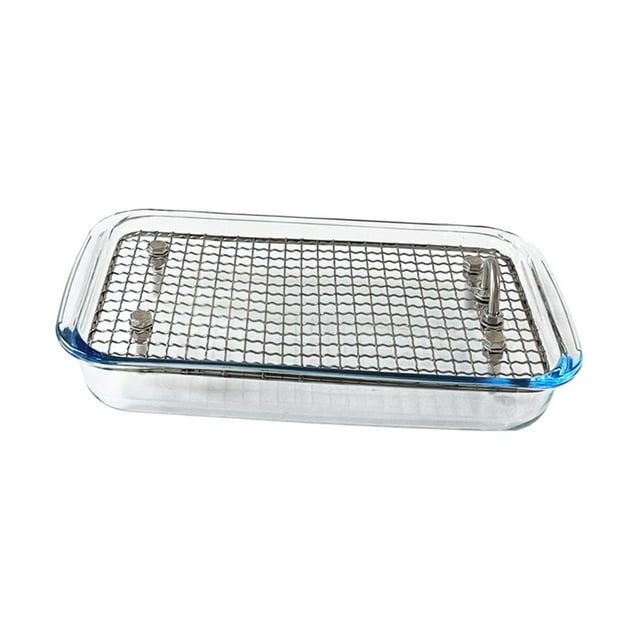 Inodoro para jaula de animales pequeños, inodoro para conejos, fácil de limpiar con rejilla para conejos Claro