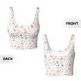 thumbnail image 5 of Picia Happy Easter Sports Bra for Women,Padded Strappy Sports Bras Medium Support Yoga Bra with Removable Cups,Running Yoga Bra-Large, 5 of 9