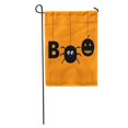 thumbnail image 1 of JSDART Pendaison Mot Boo Texte Souriant Triste Noir Citrouille Araignée Insecte Jardin Drapeau Décoratif Maison Bannière 28x40 Pouces, 1 of 2