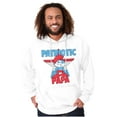 thumbnail image 5 of USA American Patriotic Papa Smurf Hoodie Hooded Sweatshirt Men Brisco Brands M, 5 of 6
