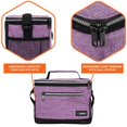 thumbnail image 4 of Lonchera aislante Opux, grande, suave, 25 x 18 x 20 cm, color morado, 4 of 7