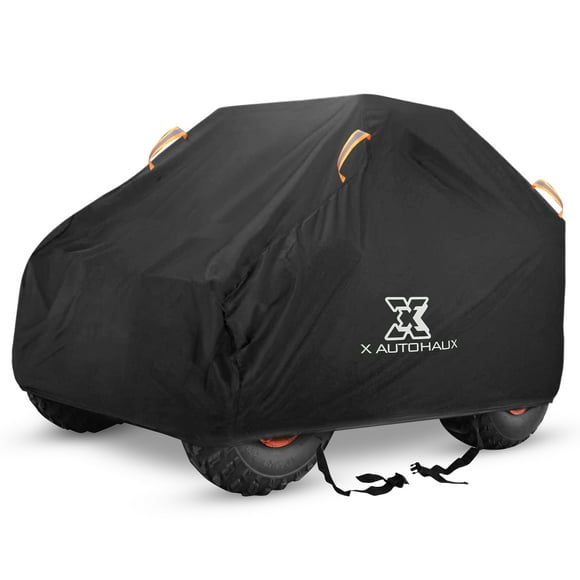 Universal XXXL Size Cover Waterproof Outdoor Sun Rain Resistant with Reflective Strap Replacement for UTV 402x158x191cm