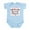 Sky Blue, variant on CafePress - Loves Me: Bermuda Infant Bodysuit - Baby Light Bodysuit, Size Newborn - 24 Months