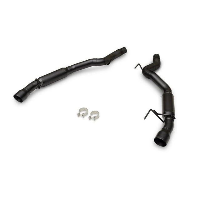 Flowmaster Exhaust System Kit 818160 Outlaw Axle Back System; Stainless Steel; With Mufflers; 3 Inch Pipe Diameter; Dual Exhaust With Dual Exit; Dual Out Rear Exit