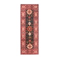 thumbnail image 3 of My Magic Carpet 2.5'x7' Machine Washable Non-Slip Kitchen Hallway Runner Rug, Ramage Indigo, 3 of 5