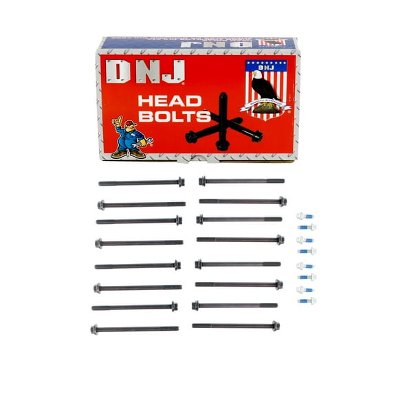 DNJ HBK1105 Head Bolt Kit Fits Cars & Trucks 02-12 Dodge Jeep 1500 Commander 3.7L V6 SOHC 12v