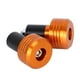 thumbnail image 2 of Tapones de aluminio para manillar de motocicleta, accesorios deslizantes para motocicleta (naranja), 2 of 8