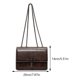 thumbnail image 2 of Bolso de hombro de PU para mujer bolsos cruzados de diseñador gran capacidad para viajes y vacaciones, 2 of 9