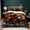 Color1, variant on 3pcs Bedding Duvet Cover Set for Kids Ultra Soft Duvet Cover Set Demon Anime Slayer Comforter Set Double Size