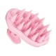 thumbnail image 2 of Cepillo de silicona para el cuero cabelludo, limpieza profunda, masaje manual para el cuero cabelludo. Rosa, 2 of 9