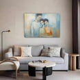 thumbnail image 5 of Abstract Art Modern Decorative Painting One Men And Two Women Portraits Framed Canvas Poster Bedroom Decor Sports Landscape Office Room Decor Gift,Frame-style,24x36inch(60x90cm), 5 of 8