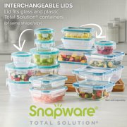 (2 pack) Snapware 8 Cup Clear Food Storage Container, Well Suited to Refrigerator Organization