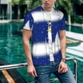 thumbnail image 6 of Rateoe Christmas Fir Tree Pattern Men’s Baseball Short Sleeve Polo Shirt, Midweight Men's Shirt Golf Shirt Polo Shirts Quick Dry Short-4X-Large, 6 of 7