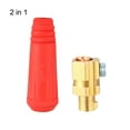 thumbnail image 3 of Conector de panel de soldadura DKJ10-25 Acoplamiento rápido rojo, 3 of 4