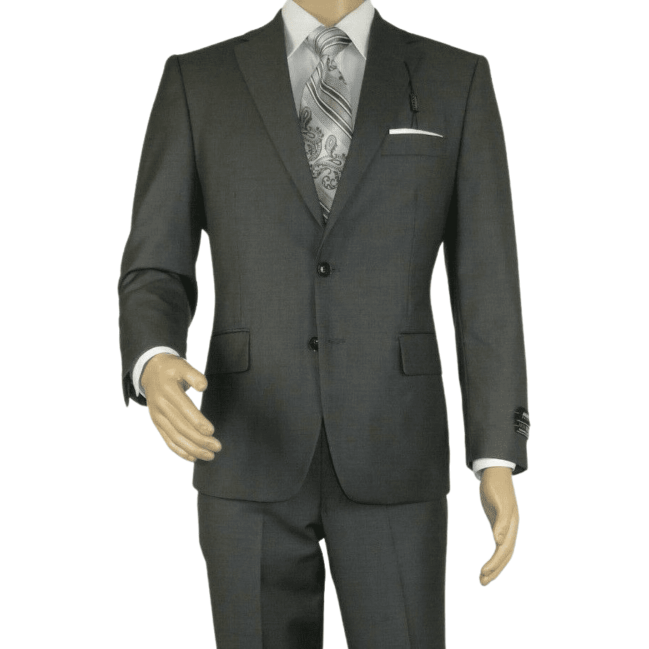 Angelo Rossi Grey Modern Fit Suit 