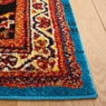 thumbnail image 3 of SAFAVIEH Vintage Hamadan Nora Oriental Area Rug, Blue/Black, 5'3" x 7'6", 3 of 8