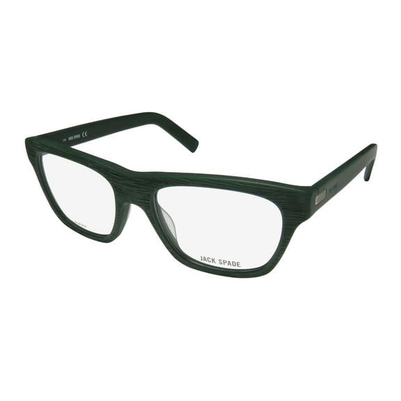 NEW JACK SPADE JONATHAN MENS/WOMENS DESIGNER FULL-RIM MATTE GREEN CLASSIC DESIGN COLLECTIBLE UNISEX FRAME DEMO LENSES 53-18-140 EYEGLASSES/GLASSES