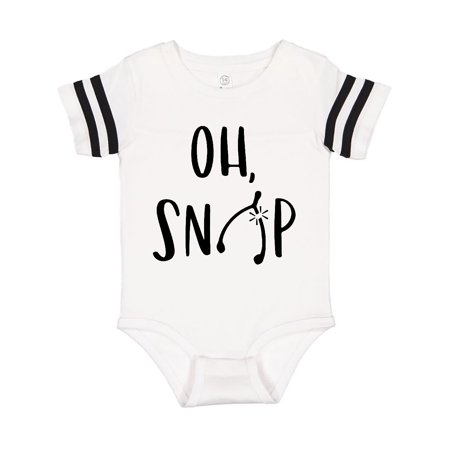 

Inktastic Oh Snap Funny Thanksgiving Wishbone Gift Baby Boy or Baby Girl Bodysuit