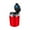 Red, variant on Electronic Item Clearance Deal! Kyusrd Car Ashtray With Lid Easy To Clean Portable Ashtray For Car Mini Car Trash Can Detachable Stainless Steel Ash Tray With LED Blue Light