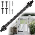 thumbnail image 1 of Self Closing Gate Spring Hardware Adjustable Metal Spring Closure For Light To Heavy Duty Wooden Gates Door Fence Black Garden Gate Closer For Wooden, 1 of 5