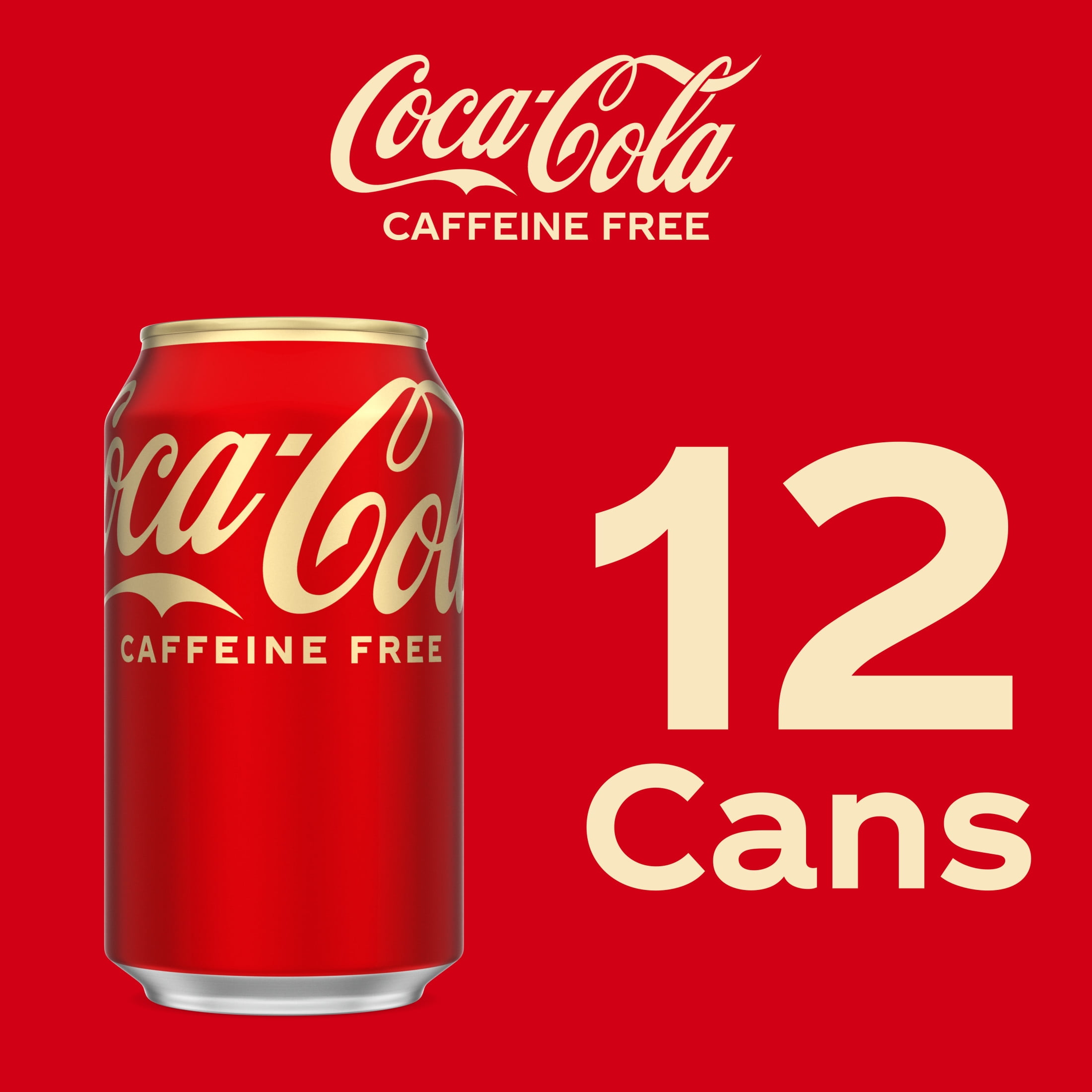 Coca-Cola Caffeine-Free Soda Pop Fridge Pack Cans, 12 fl oz, 12 Pack