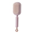 thumbnail image 1 of Guardurnaity Cepillos de masaje antiestáticos con mango autolimpiable, cojín masajeador para el cabello, peines rizadores, ideales para el hogar y Cuidado del cabello rosa, 1 of 6