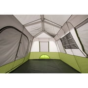Ozark Trail 14 x 13.5 9 Person 2 Room Instant Cabin Tent with Screen Room, 40.8 lbs