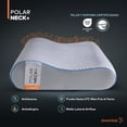 thumbnail image 3 of Almohada Cervical Dreamlab Polar 2 Piezas Hipoalergénica Ergonómica Tamaño Estándar, 3 of 7