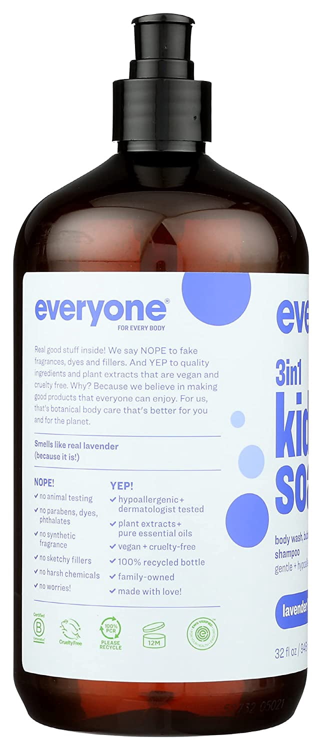 Everyone Kids Soap Lavender Lullaby 32 fl oz Pack of 3