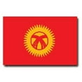 thumbnail image 1 of Annin Flagmakers 973712 Drapeau du Kirghizistan Nyl-Glo 4 Pi X 6 Pi, 1 of 1