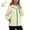 B_Khaki, variant on Vmvidoty Women's Solid Color Long Sleeve Hooded Jacket Water-Repellent Windproof With Pockets And Zipper Closure Casual Everyday Wear Gray L