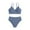 Z01C Blue, variant on Girls Swimsuits Cute 2 Piece Bathing Suit Butterfly Print Suspender Pleated Top Shorts Summer Beach Swim Suit Girls' Swimwear Size 10-12 Years