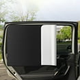 thumbnail image 4 of Fnochy Magnetic Car Sun Shade Lightproof UV Blocking Window Curtain, Universal Fit All Vehicles Side Window Sunshade with Instant Installation for Heat Reduction (Driving/Auxiliary/Back), 4 of 6