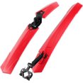 thumbnail image 1 of HUGFEGWE Combination Tool Quick Release Model Bicycle Mudguard Guards Kit - Full Coverage Lengthening and Widening Bike Front/Rear Mud Protector,Red CJB91-54779, 1 of 7