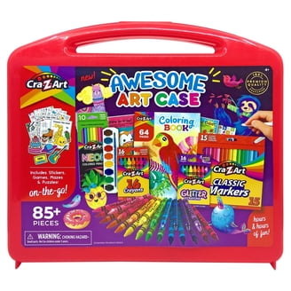 Cra-Z-Art Awesome Art Case Drawing Set for Beginners, Ages 4 and
