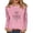 Light pink #80, variant on DORKASM Breast Cancer Shirts for Women Crew Neck Cancer Survivor Tshirt Long Sleeve Breast Cancer Awareness Fashion Hope Love Wings Tops Pink Ribbon Casual Tee Hot Pink L