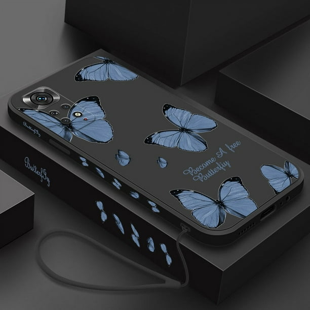 Funda de teléfono de mariposa Retro Para Xiaomi Redmi Note 11 Pro 12 Pro Plus 12 Turbo 5G 10 8 9 Pro Max 9t 10s 9s, funda de silicona Original Fivean unisex