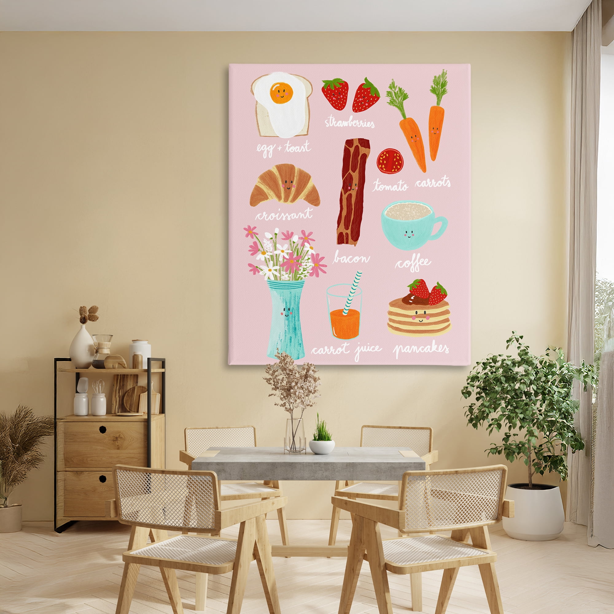 Stupell Industries Lush Summer Breakfast Canvas Wall Art, design by Metka Hiti