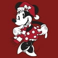 thumbnail image 2 of Women's Mickey & Friends Santa Hat Mistletoe Minnie Graphic T-Shirt, 2 of 4