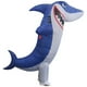 thumbnail image 3 of Disfraz Inflable De Halloween Shark Tiburón Premium Toda Ocasión Bk Disfraces  Talla Medina Modelo Azul, 3 of 9