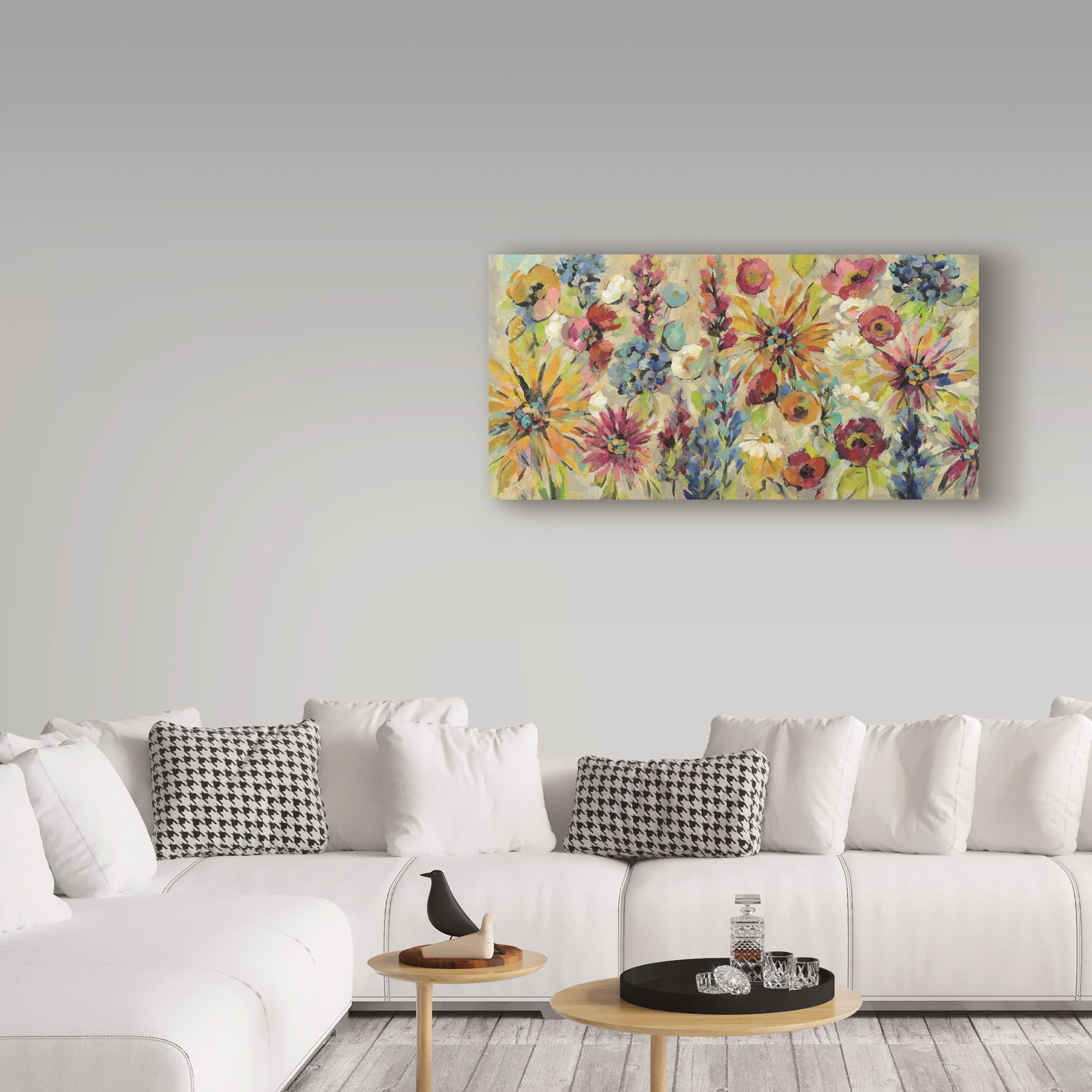 Trademark Fine Art 'May Garden' Canvas Art by Silvia Vassileva
