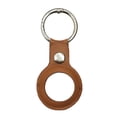 thumbnail image 1 of Tracker Case Anti-Lost Cover Locator Protector con llavero de repuesto para iOS AirTags, marrón Monstrate EL002191-06, 1 of 2