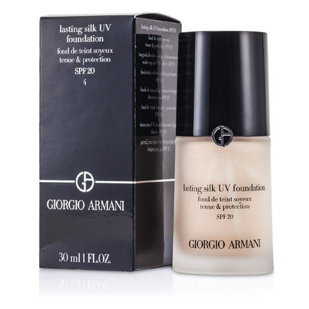 Giorgio Armani Lasting Silk UV Foundation SPF 20 - # 4  Light Sand - (Best Giorgio Armani Foundation For Dry Skin)