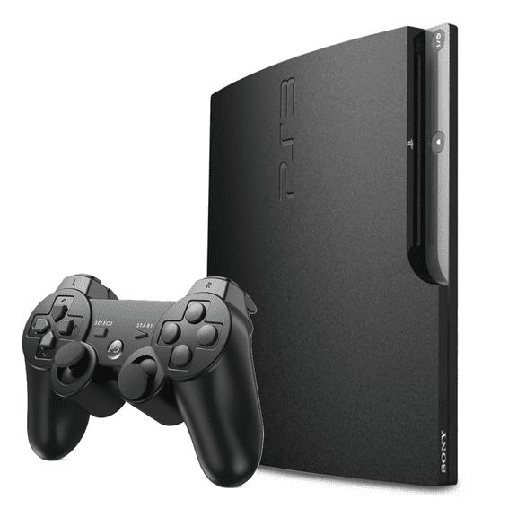 Restored Sony Playstation 3 PS3 Console Slim Game Console 320GB, Black (Refurbished)