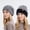 Grey, variant on Dyfzdhu Knitted Hats for Men Women Neutral Solid Color Warm Couples Can Be Worn On Both Sides Winter Gray