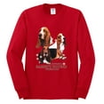 thumbnail image 2 of If It's Not a Bassett Hound Its Just a Dog Gift | Mens Dog Lover Long Sleeve T-Shirt, Red, Large, 2 of 3