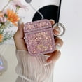 thumbnail image 5 of Luxury Earphone Case for AirPods Pro 2 Glitter Rhinestone Protective Cover for Airpods 3 2 1 Hard Shining Case with Ring (PURPLE,for AirPods Pro), 5 of 7